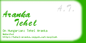 aranka tehel business card